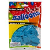 Wholesale - 10ct HELIUM QUALITY TEAL PARTY BALLOONS C/P 48, UPC: 840929054919